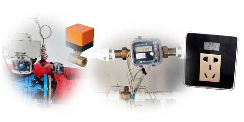 智慧供热系统热计量温控阀室温采集